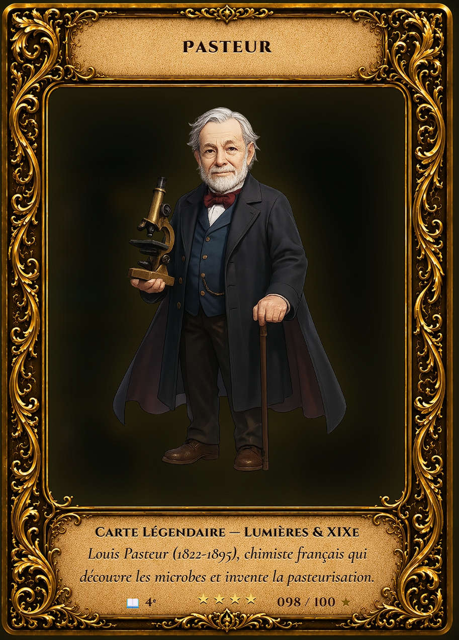 Carte légendaire : Pasteur