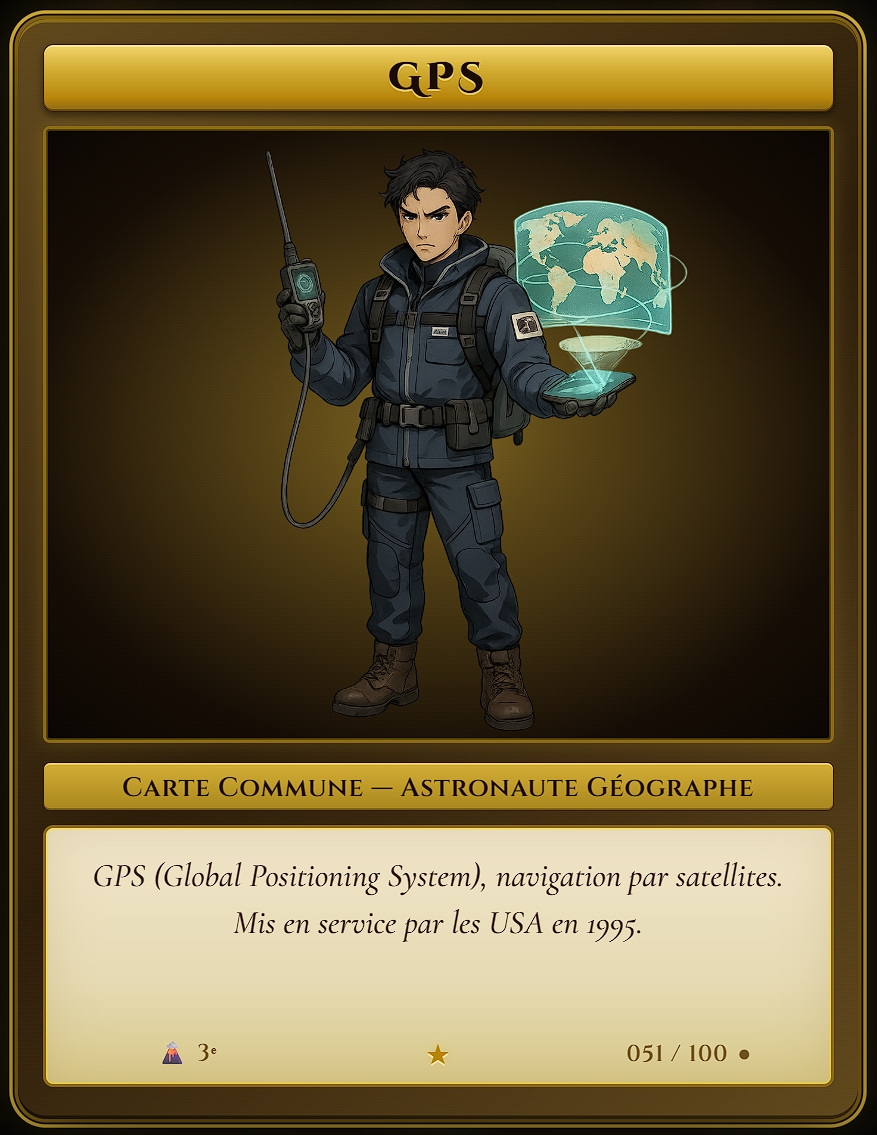 Carte commune : GPS